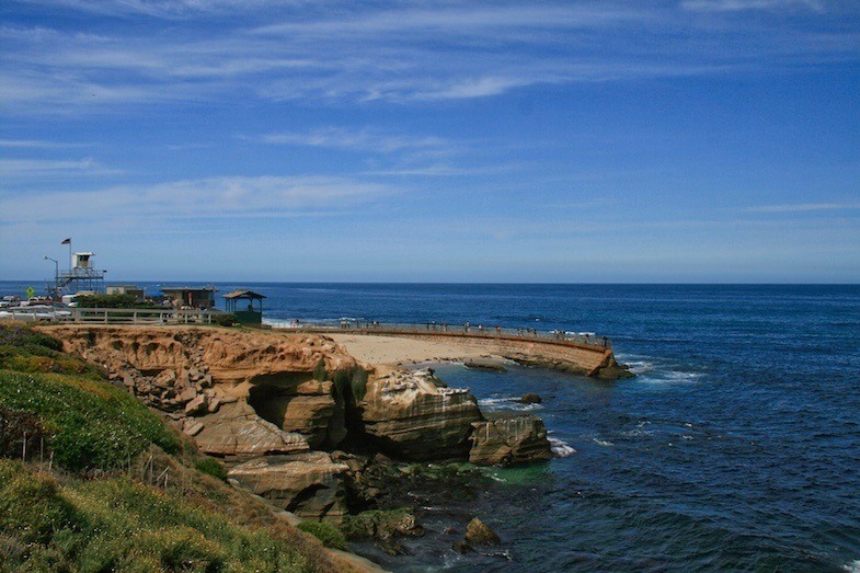 La Jolla Cove in San Diego by MikesRoadTrip.com