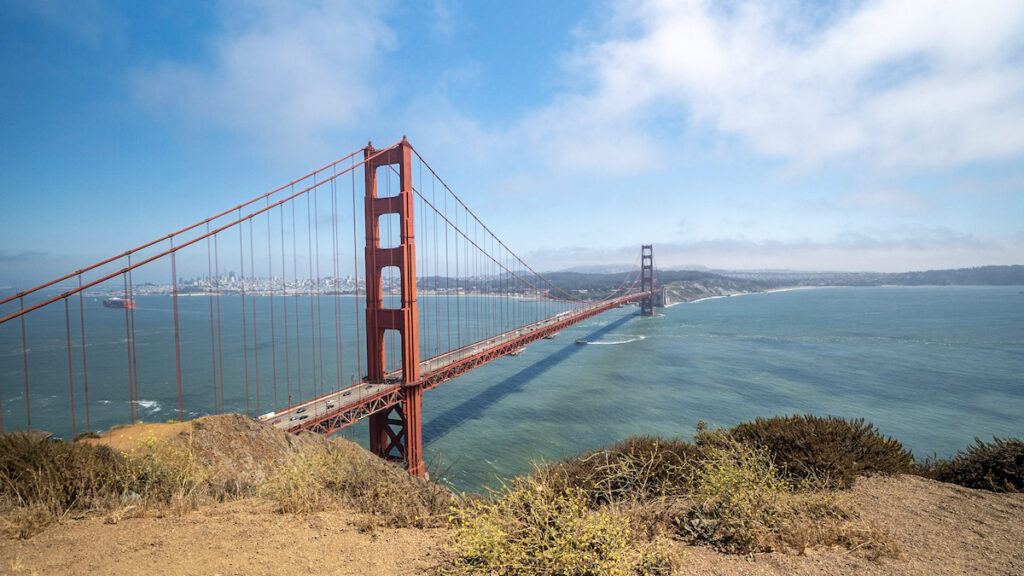 Golden Gate Bridge in San Francisco by Mike Shubic