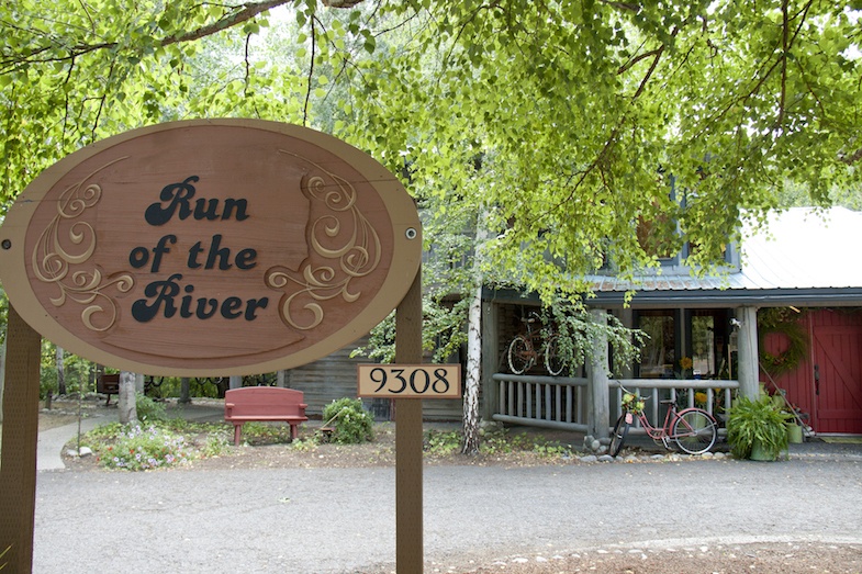 Run of the River sign by MikesRoadtrip.com