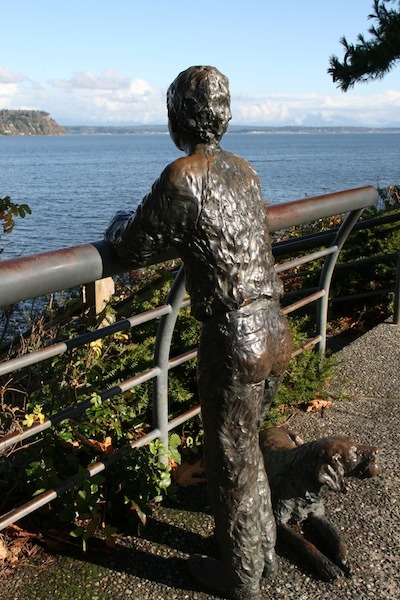 Sculpture on Whidbey Island