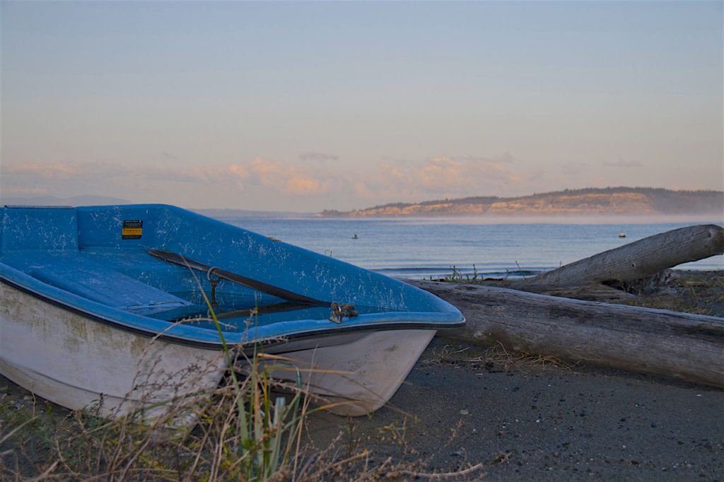 row boat on beach by MikesRoadTrip.com