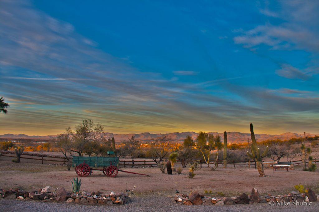 Wickenburg AZ Sunset by Mike Shubic of MikesRoadTrip.com