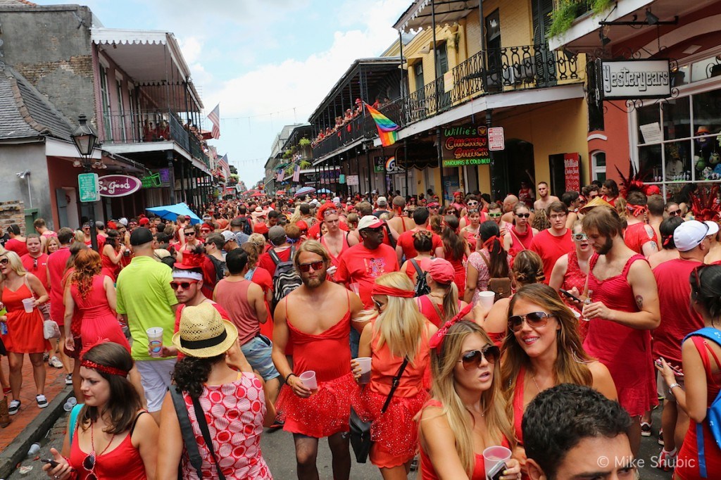 Red Dress Run in New Orleans by MikesRoadTrip.com