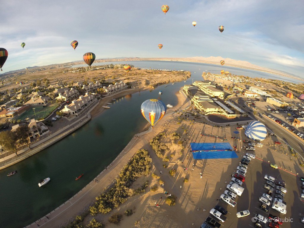 Mass Ascension of Hot Air Balloons 