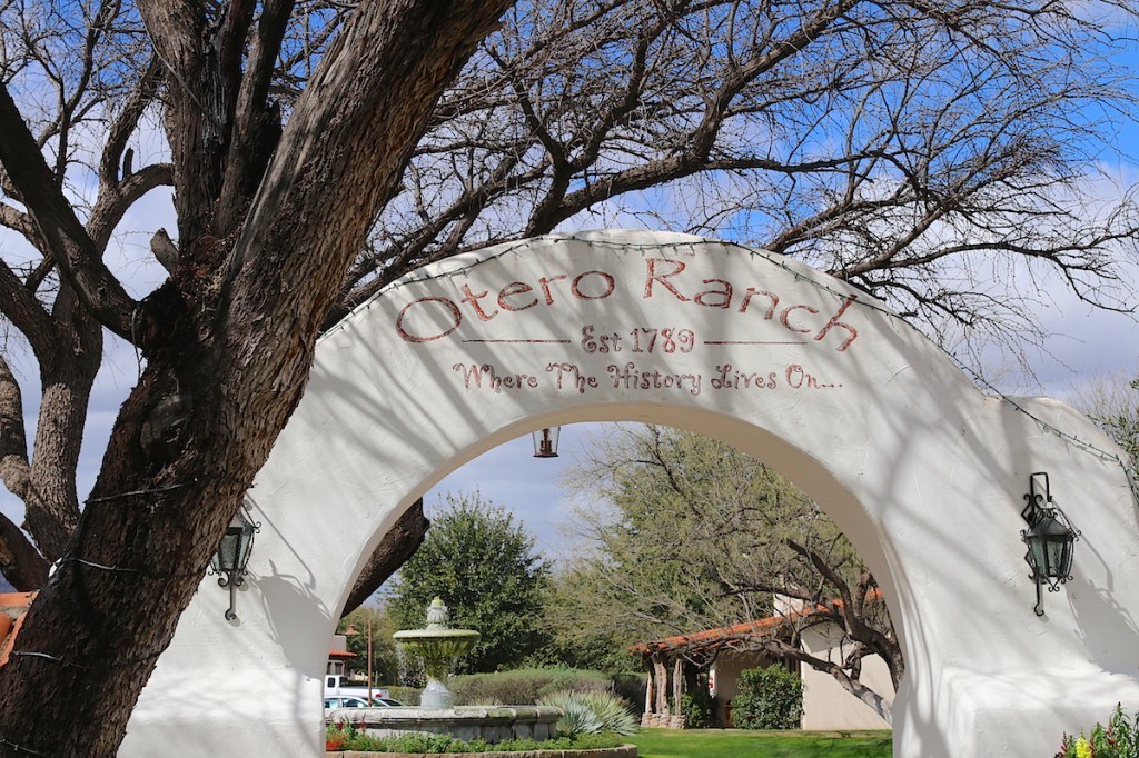 Otero Ranch arch at Tubac Golf Resort