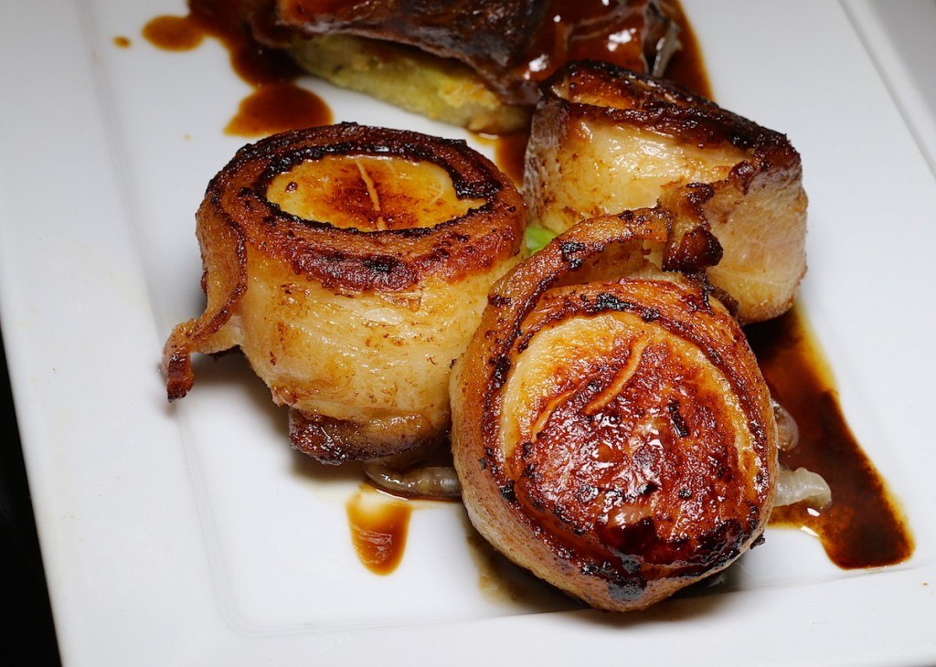 Bacon-wrapped Scallops