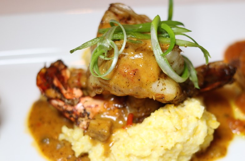 New Orleans style shrimp and grits.