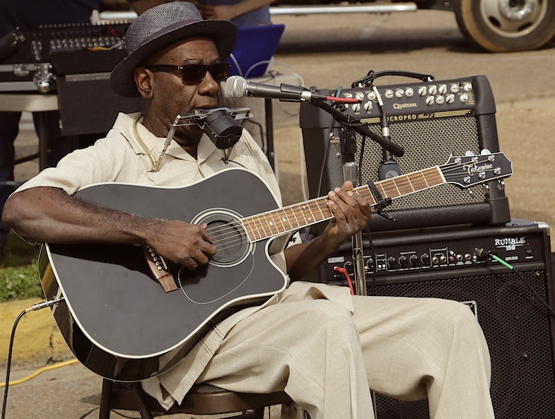 Blues Musician at Juke Joint Festival