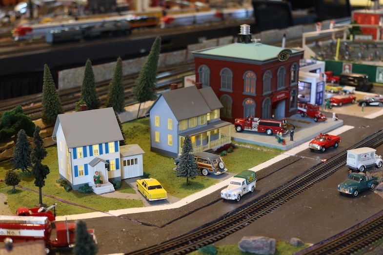 Model Train exhibit at McCormick Stillman Railroad Park