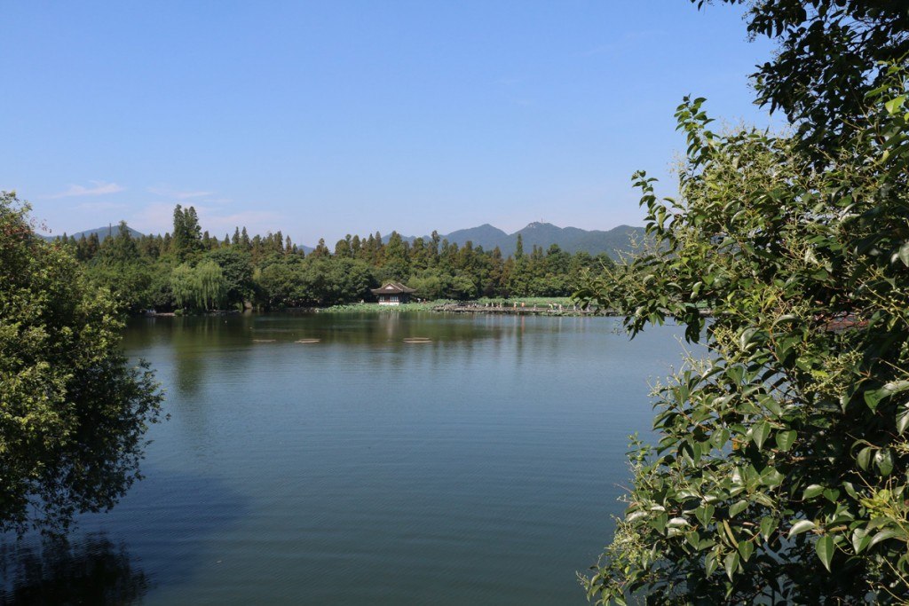 View of West Lake in Hangzhou by MikesRoadTrip.com