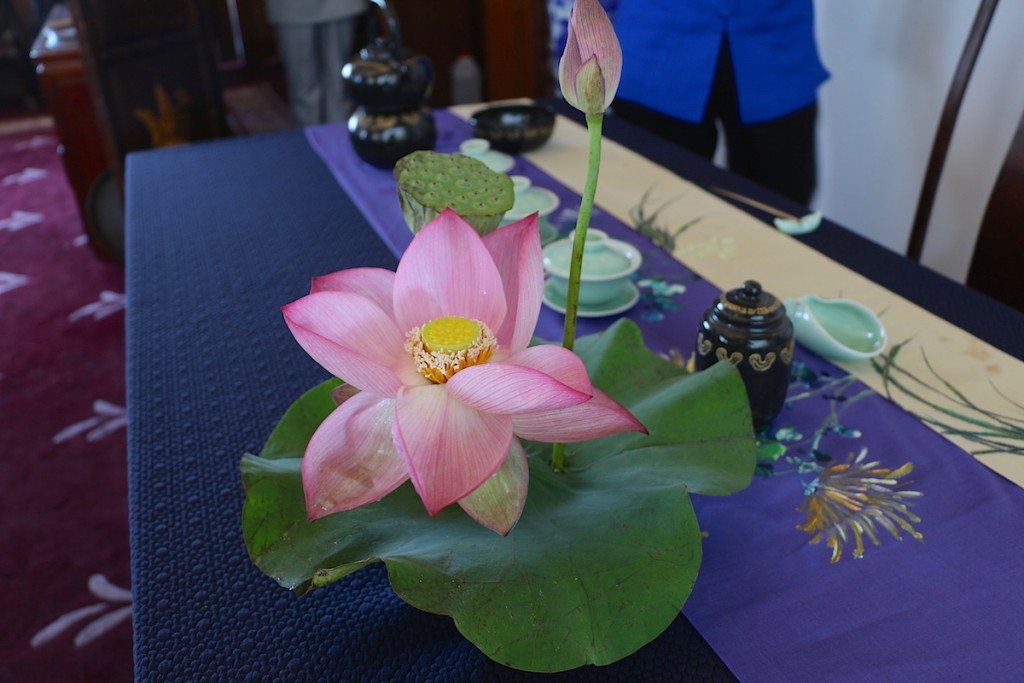 Lotus flower arrangement