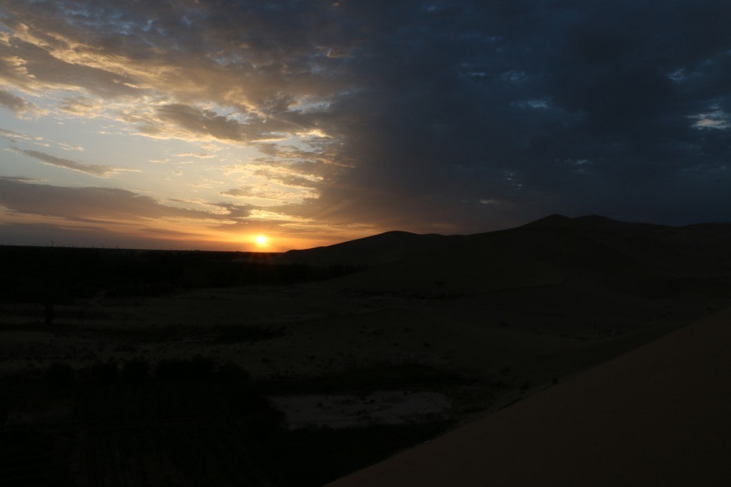 Sunrise in Gobi Desert by MikesRoadTrip.com