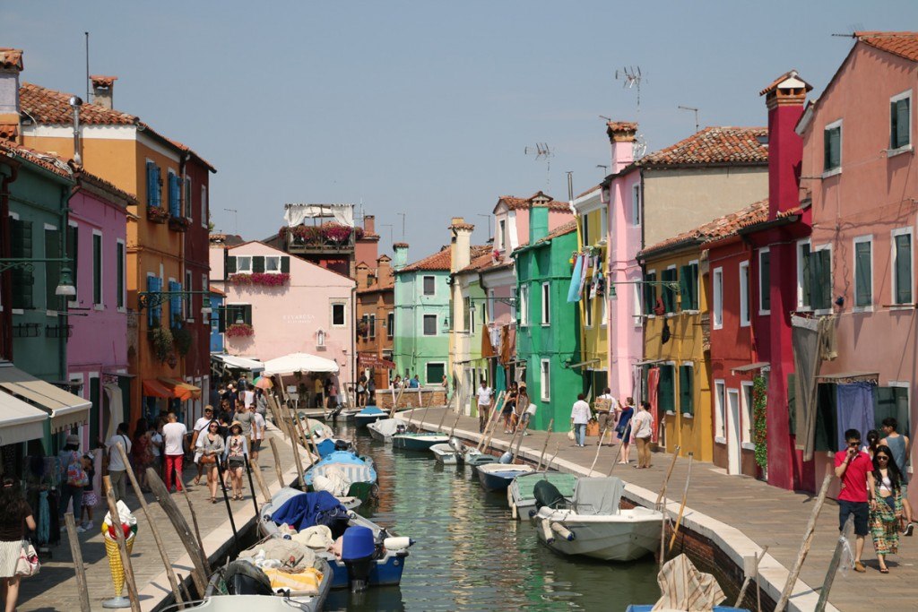 Colorful Burano Italy by MikesRoadTrip.com