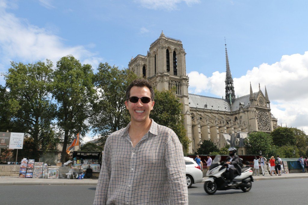 Mike at Notre Dome by MikesRoadTrip.com