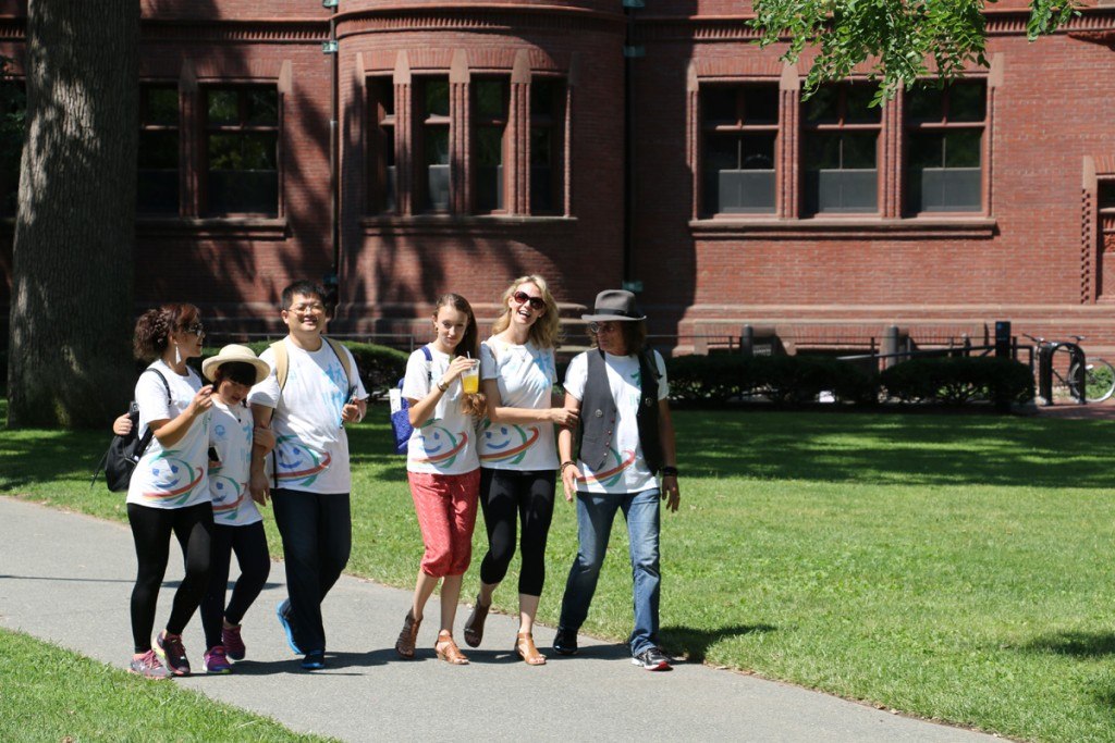 Strolling the Harvard Campus