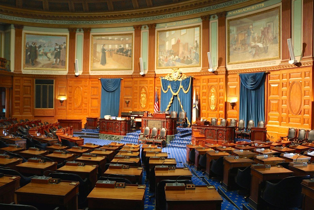 Inside State House in Boston