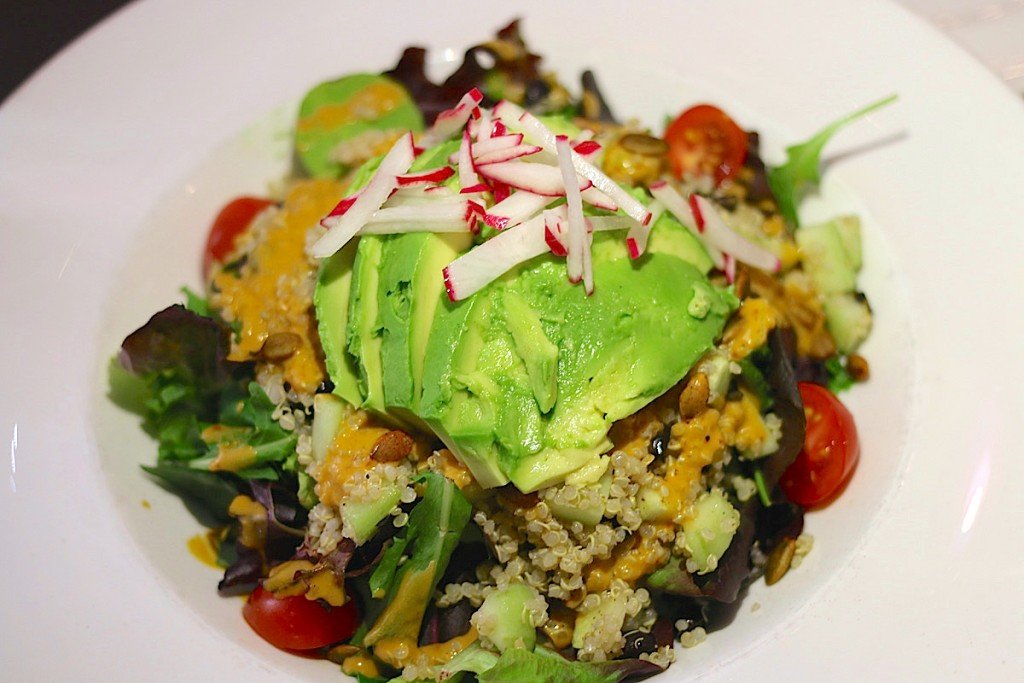 quinoa salad at Candle Cafe West