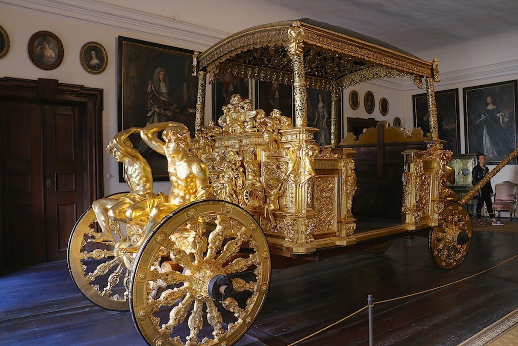 Golden Carriage at Cesky Krumlov Castle by MikesRoadTrip.com