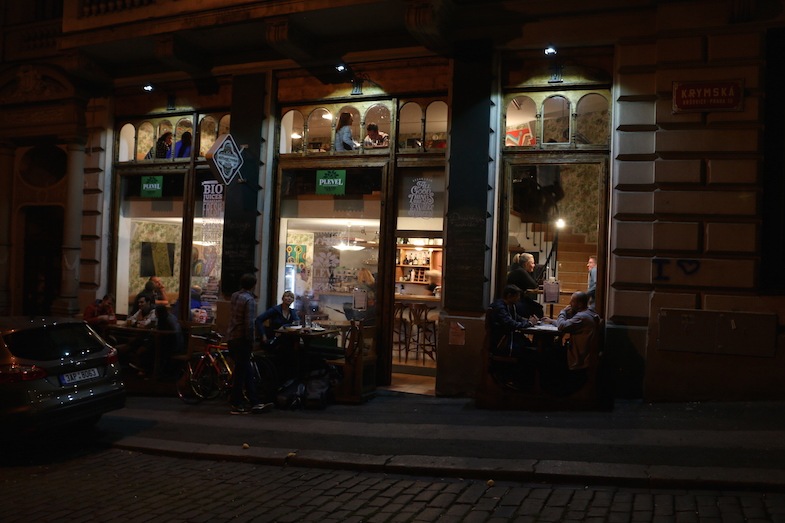 Plevel vegan raw restaurant in Prague