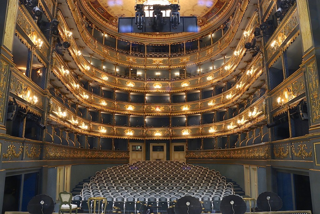 Estate Theatre in Prague (inside) by MikesRoadTrip.com