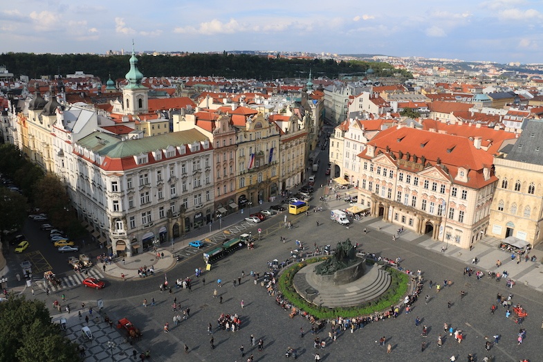 Prague Old Town Square by MikesRoadtrip.com