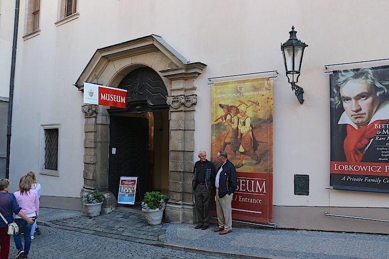 Lobkowicz Palace entrance 