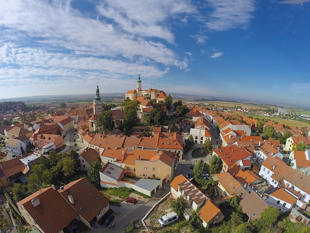 Mikulov aerial shot by MikesRoadTrip.com