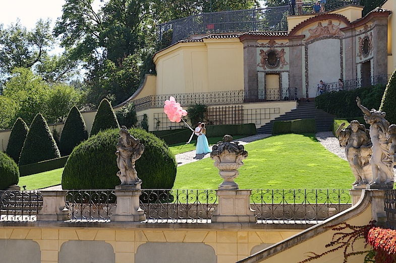 Bride and Groom at Aria Hotel in Prague by MikesRoadTrip.com