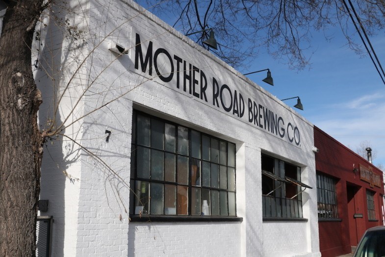 Mother Road Brewing outside by MikesRoadTrip.com