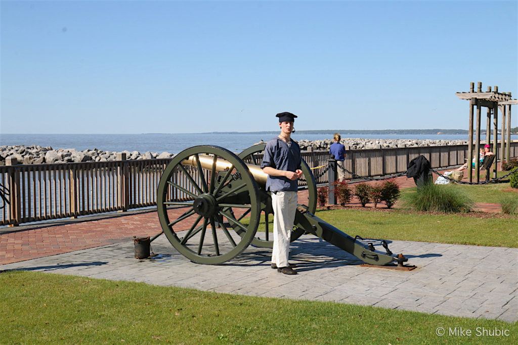 Cannon Firing at Grand Hotel in Point Clear, AL by MikesRoadTrip.com