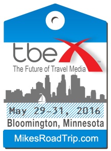 TBEX 2016 in Bloomington - Attending is MikesRoadTrip.com