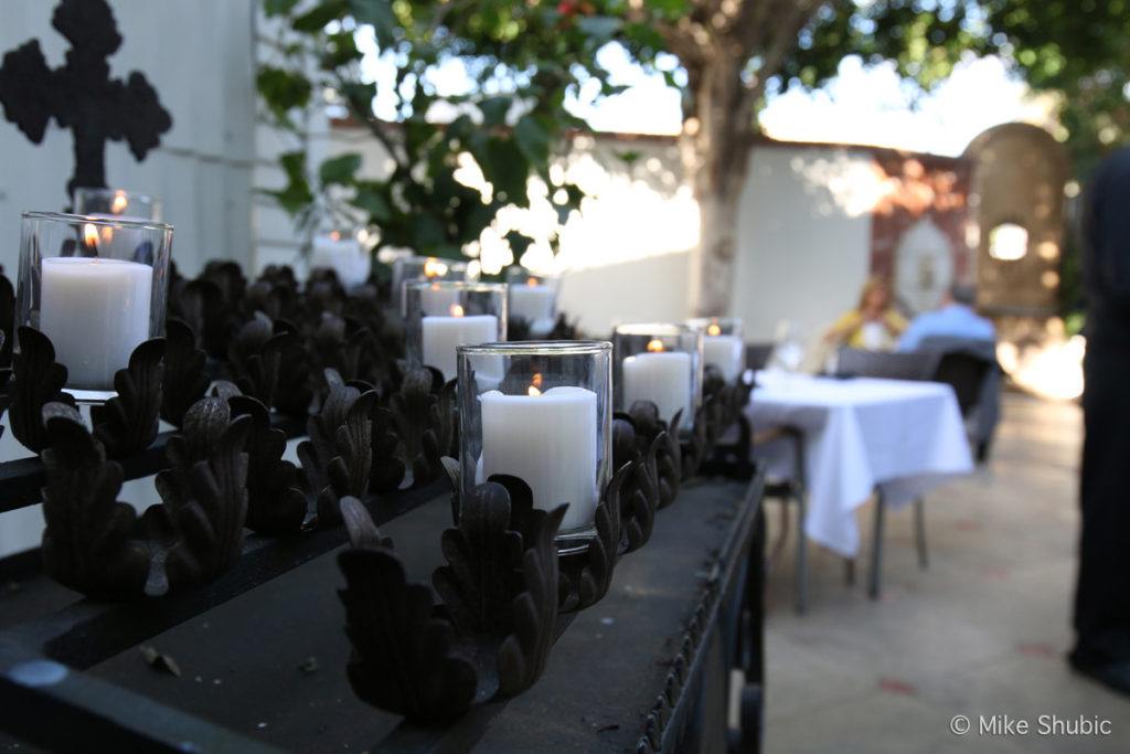 Back patio at The Mission Restaurant in Scottsdale by MikesRoadTrip.com