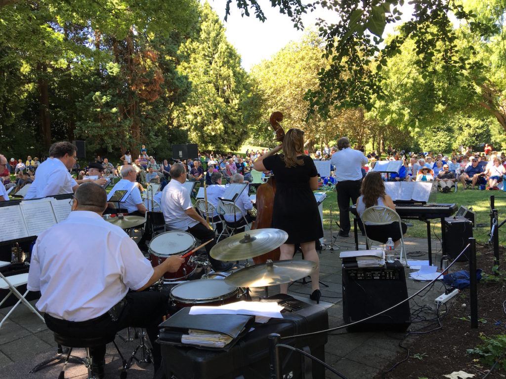 Music at Ballard Locks by MikesRoadTrip.com