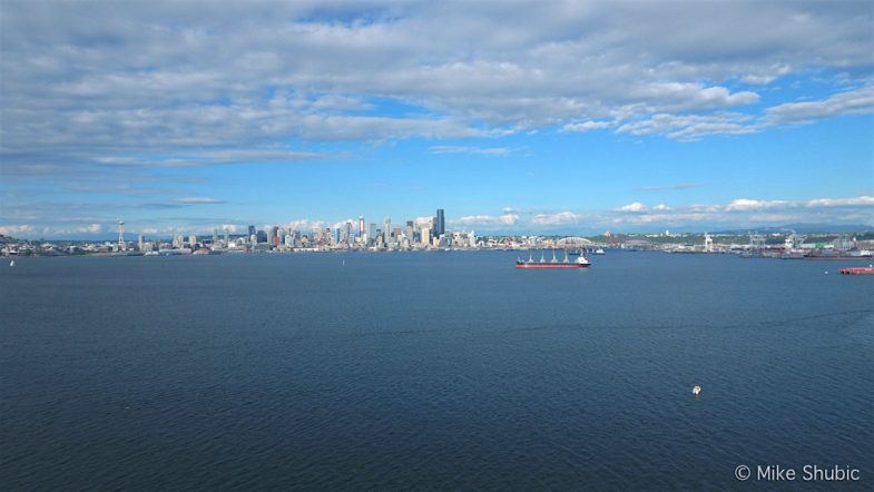 Downtown Seattle Aerial by MikesRoadTrip.com