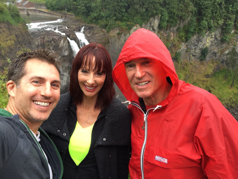 Mike, Susanne and Nick at Salish Lodge