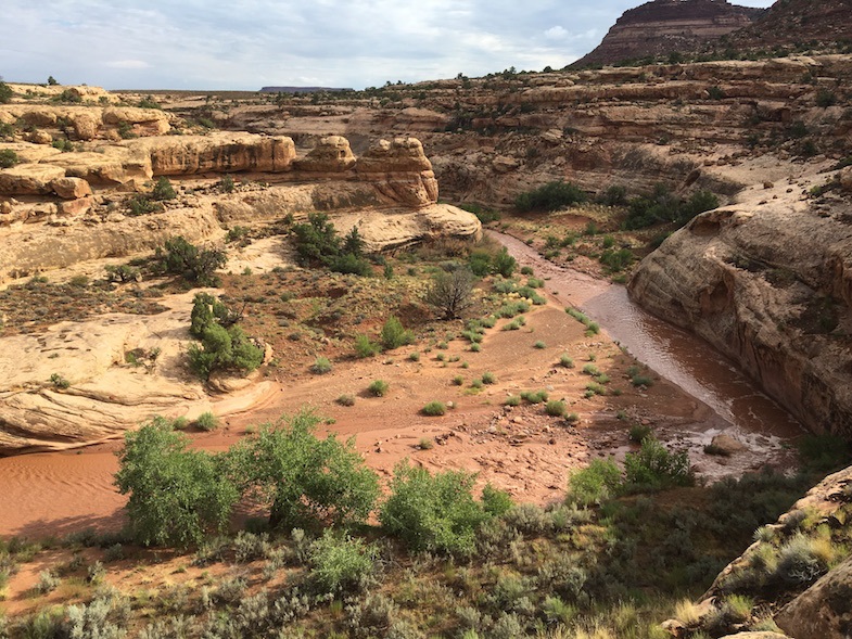 Camping in southern Utah when a flash flood stranded me