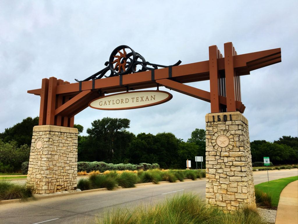 Gaylord Texan sign by MikesRoadTrip.com