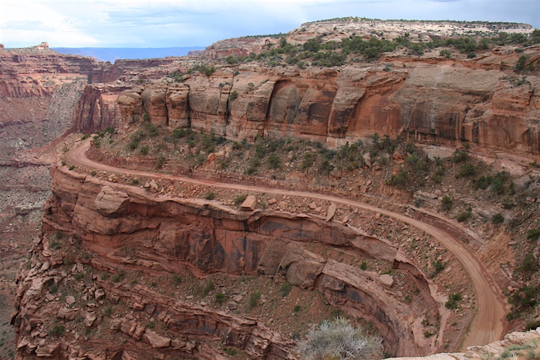 Road down to the bottom of Canyonlands