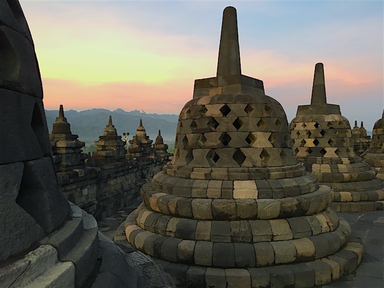 Borobudur at sunrise