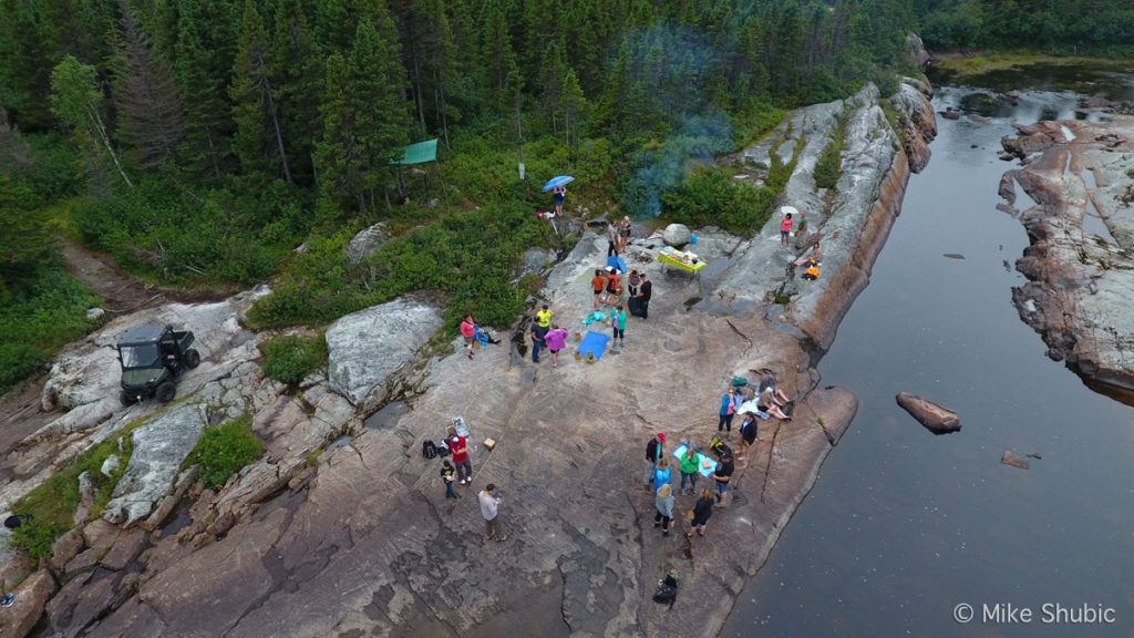 Aerial photo of Brook Picnic at The Gathering in Burlington, NL - Photo by: MikesRoadTrip.com