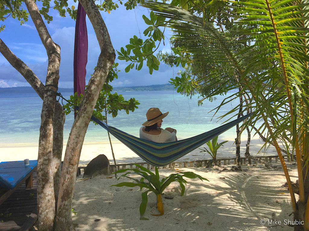 Hammock at the Raja Ampat Dive Lodge