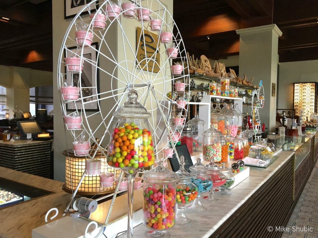 candy station at the Sofitel Manila