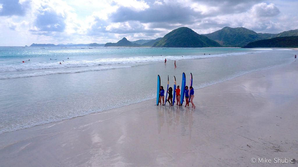 Surfing in Lombok by MikesRoadTrip.com