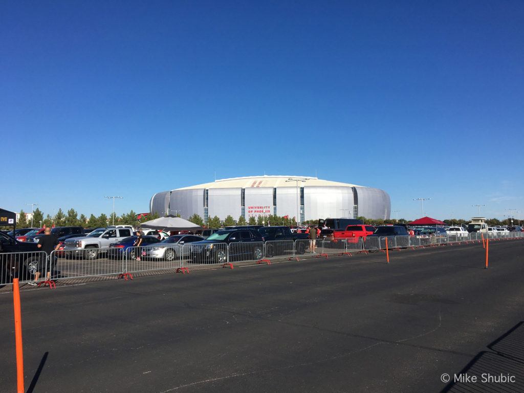 Arizona Cardinals stadium in Glendale by MikesRoadtrip.com