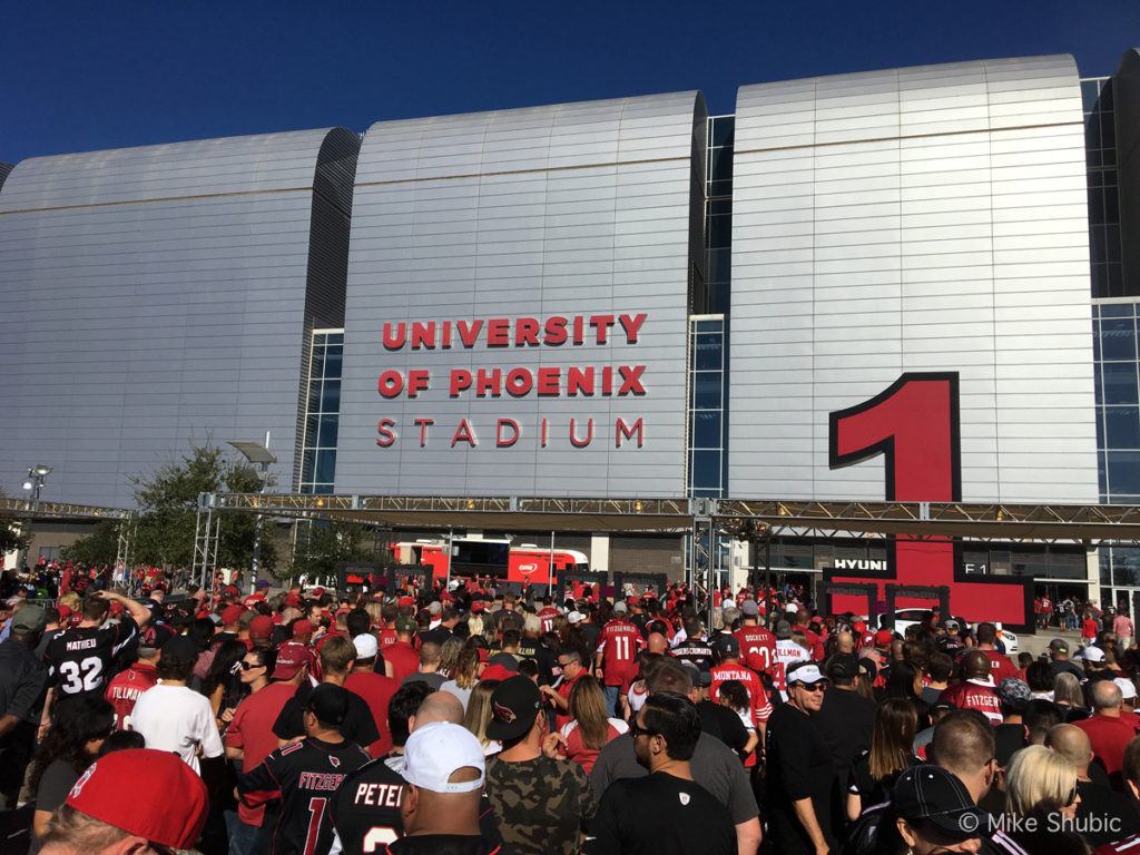 University of Phoenix stadium by MikesRoadTrip.com