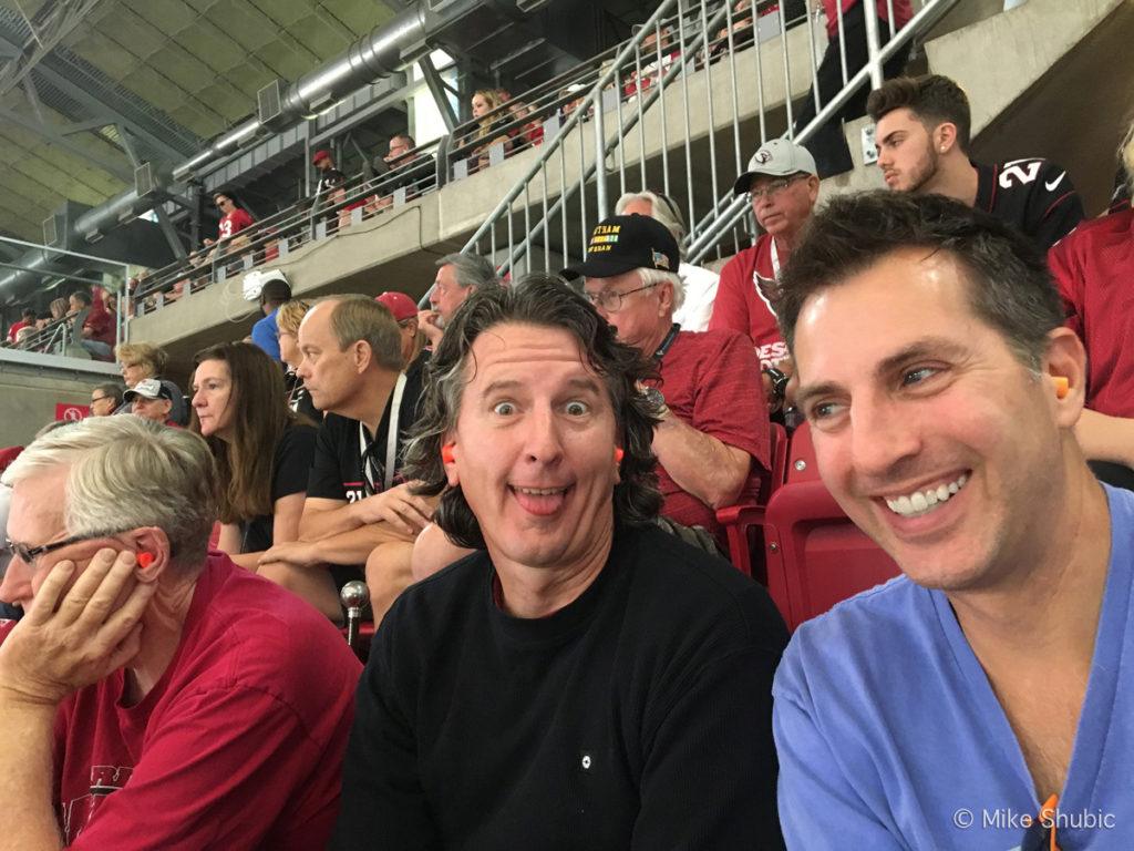 Mike and Jeff Sutherland at Cards game