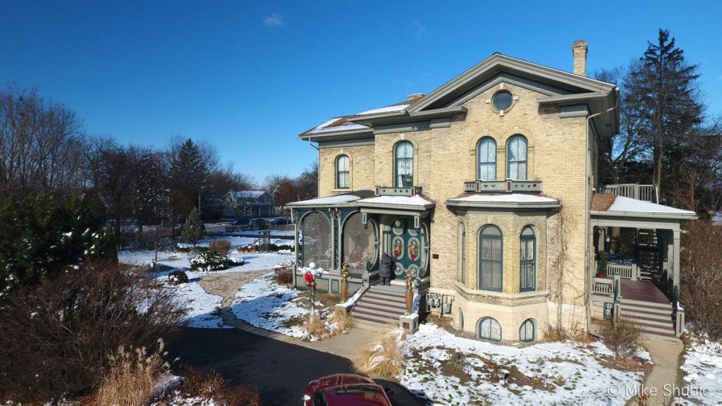 Guardian Angle Bed and Breakfast aerial image in Janesville by MikesRoadTrip.com