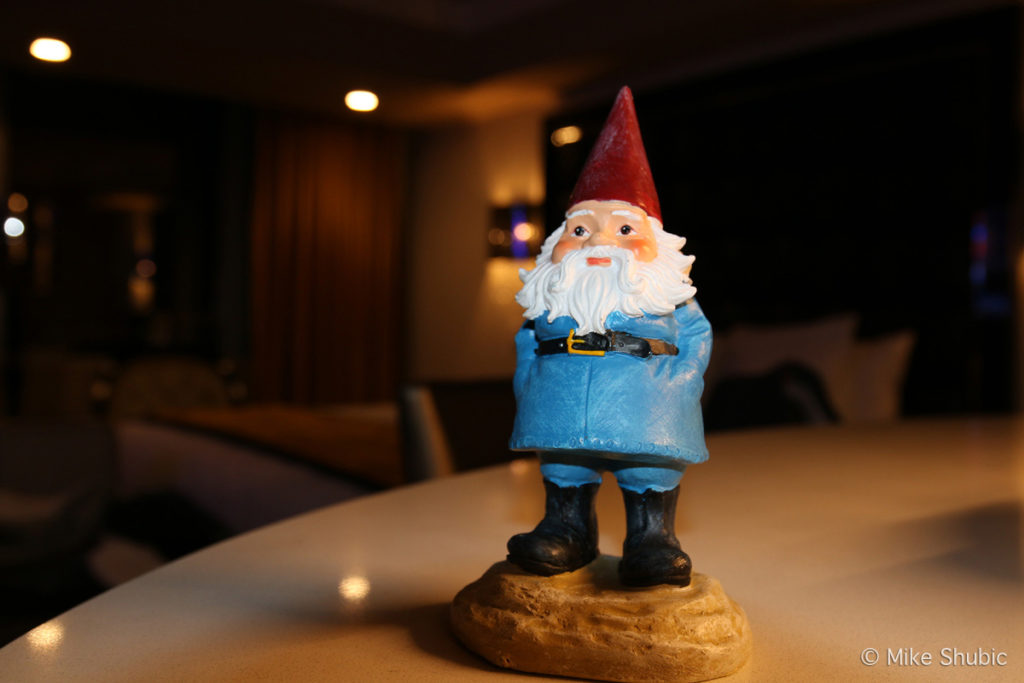 Travelocity Roaming Gnome at the WestGate Las Vegas Resort by MikesRoadTrip.com