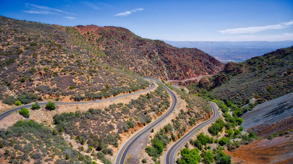 Mingus Mountain road trip near Jerome - Photo by MikesRoadTrip.com