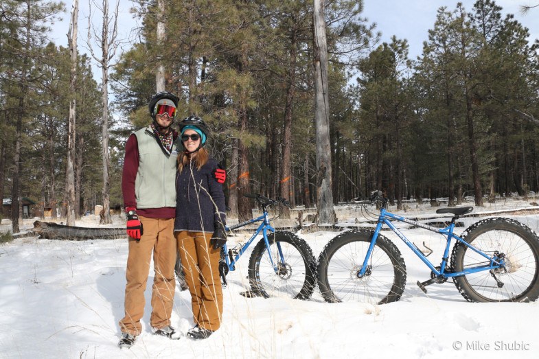 Flagstaff Nordic Center for Fat Tire biking is just one of many winter activities in Flagstaff. Photo by: MikesRoadTrip.com